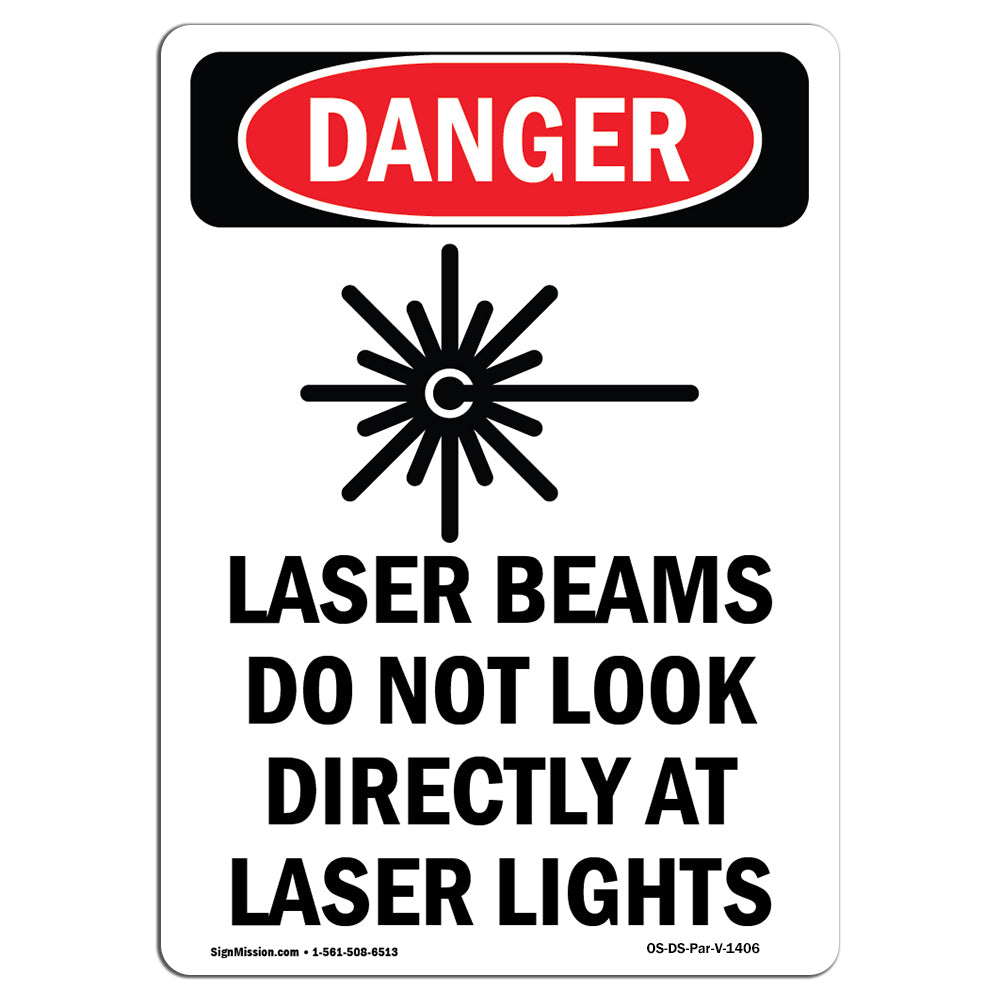 Laser Beams Look Directly Lights