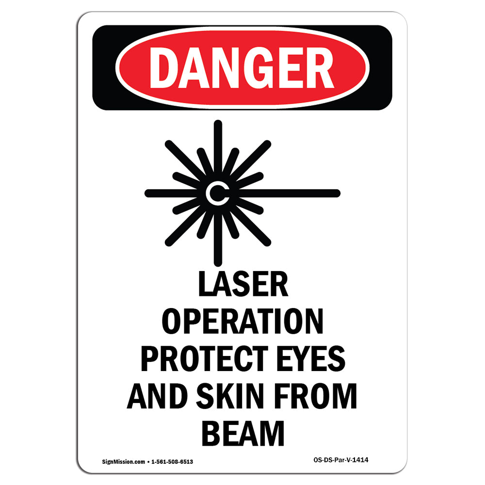 Laser Operation Protect Eyes Skin Beam