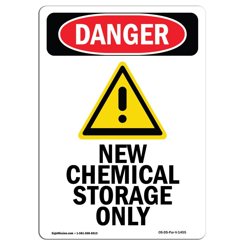 New Chemical Storage Only