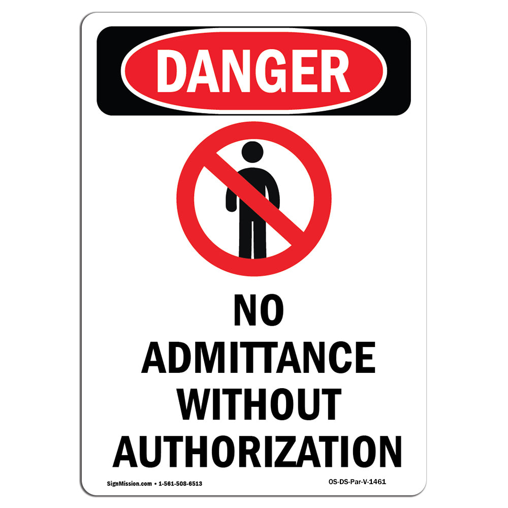 No Admittance Without Authorization