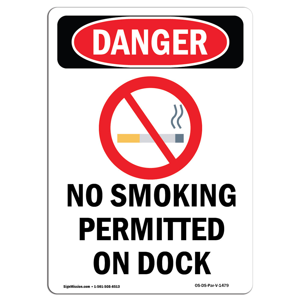 No Smoking Permitted On Dock