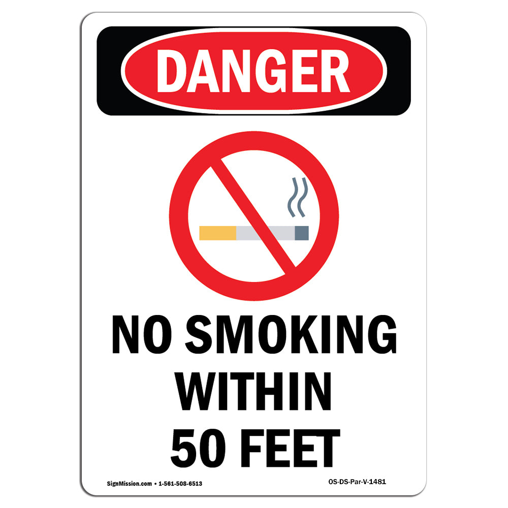 No Smoking Within 50 Feet