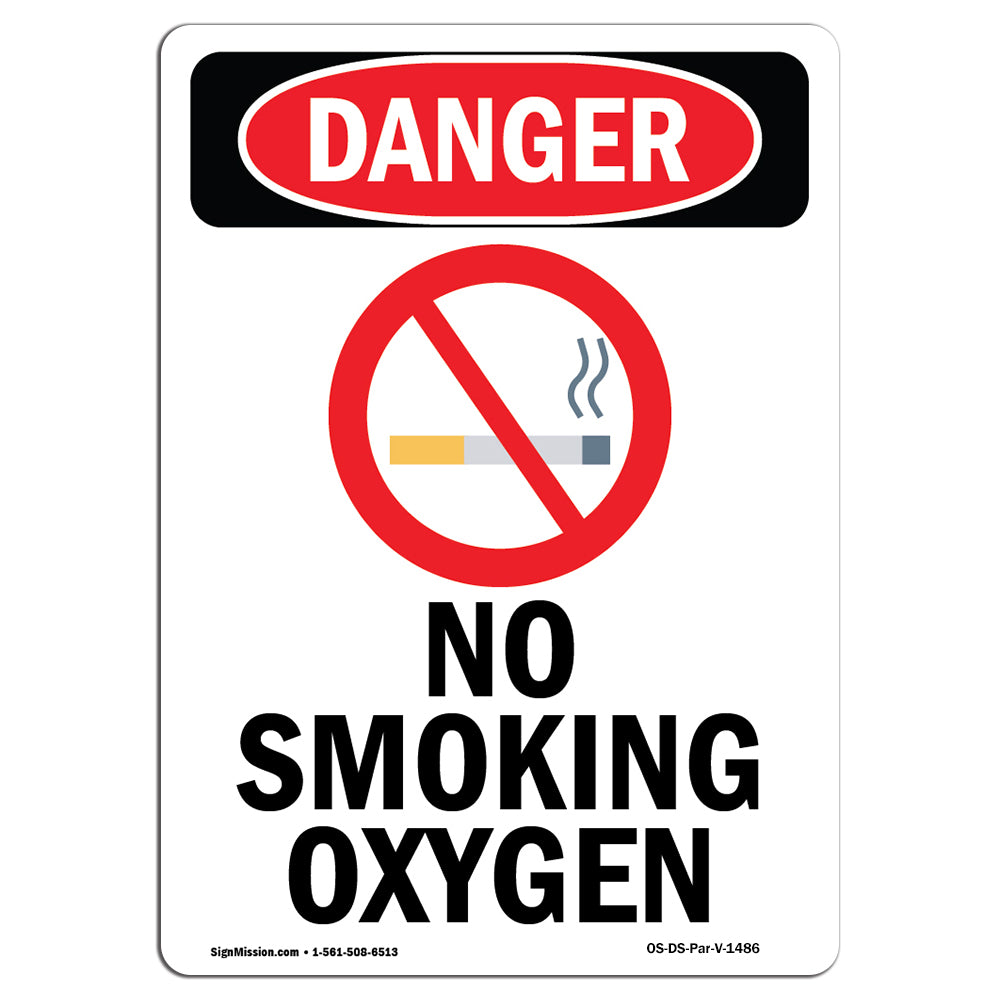No Smoking Oxygen