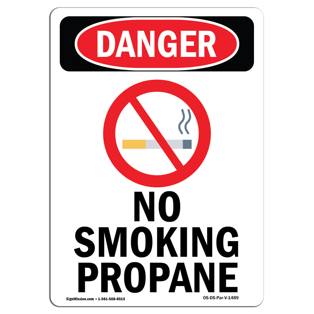 No Smoking Propane