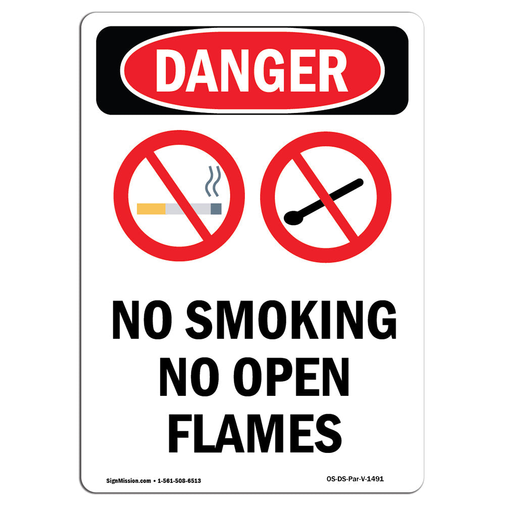 No Smoking No Open Flames