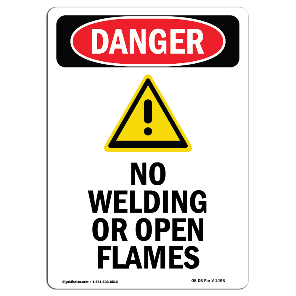 No Welding Or Open Flames