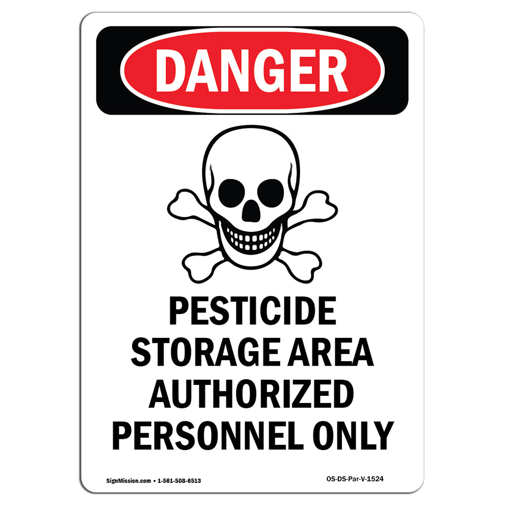 Pesticide Storage Area Spanish