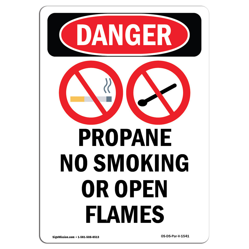 Propane No Smoking Or Open Flames