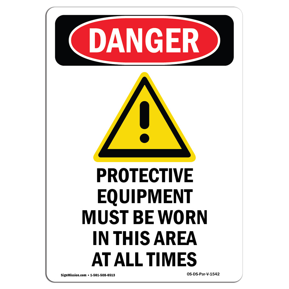 Protective Clothing Required In This Area