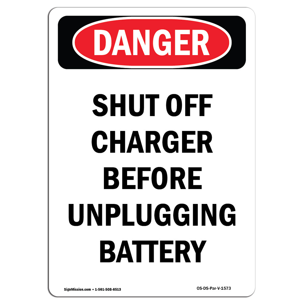 Shut Off Charger Before Unplugging Battery