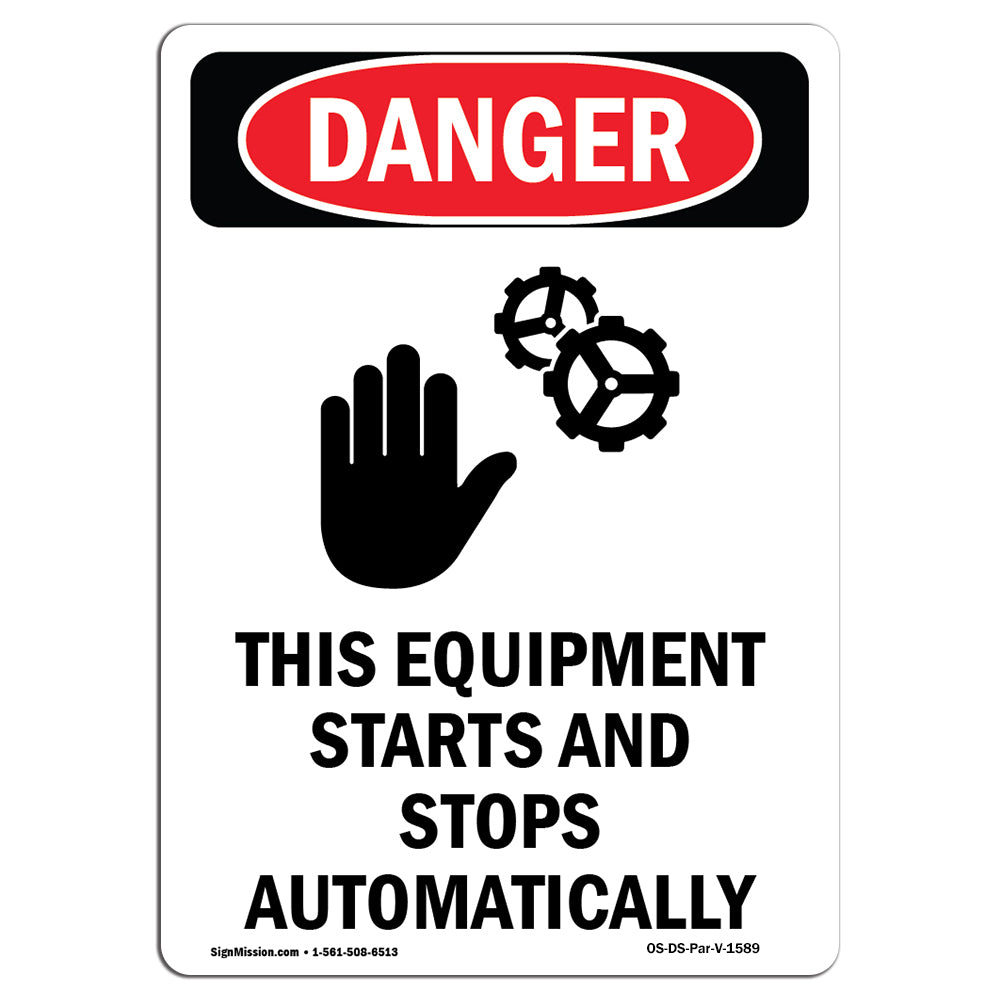 Equipment Starts And Stops Automatically