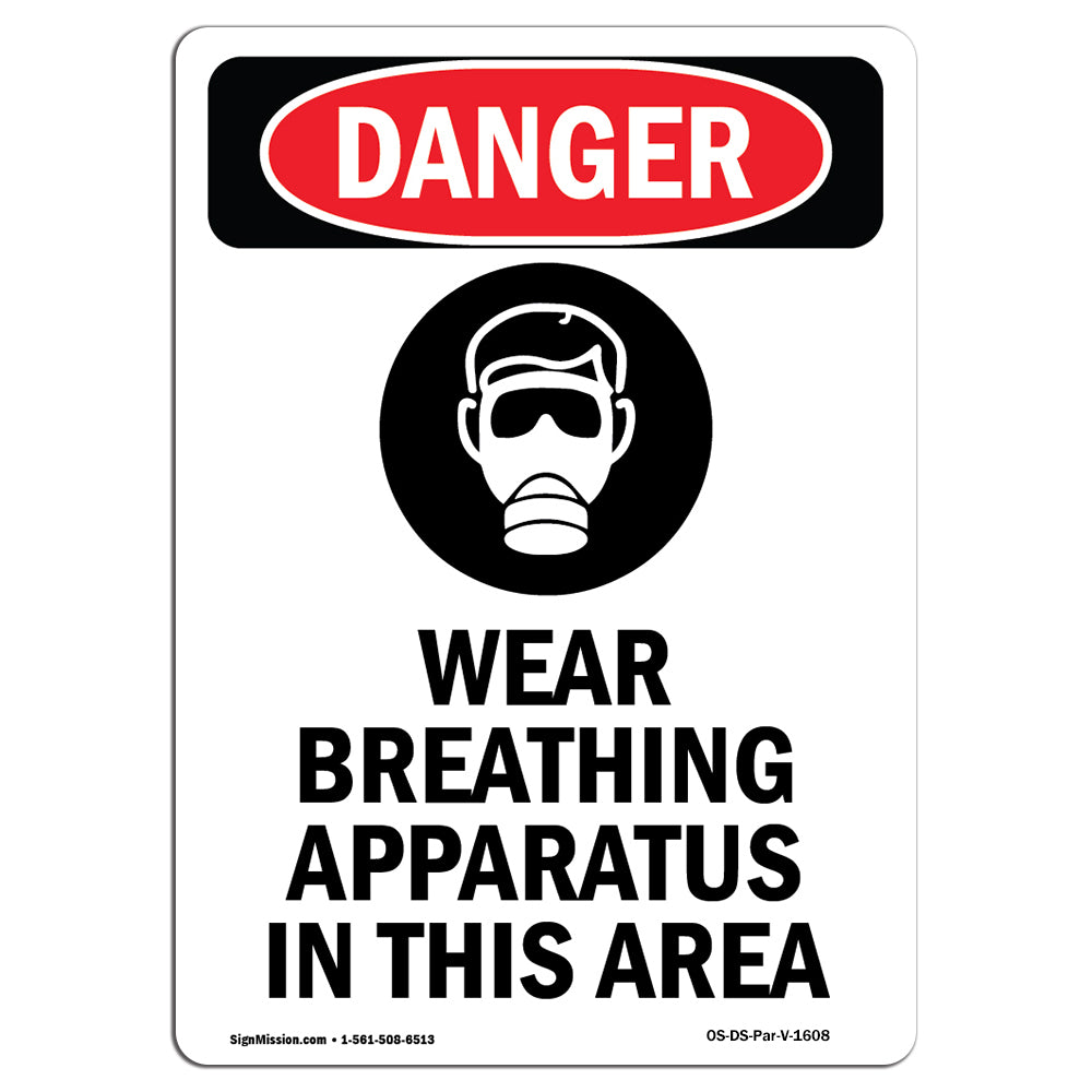 Wear Breathing Apparatus In This Area