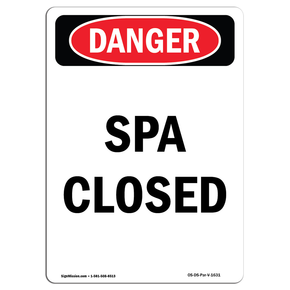 Spa Closed
