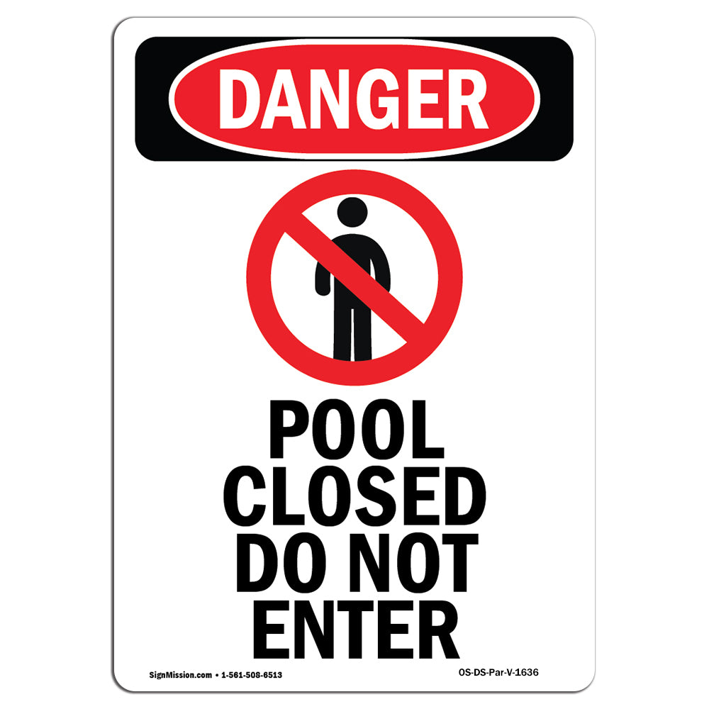 Pool Closed Do Not Enter