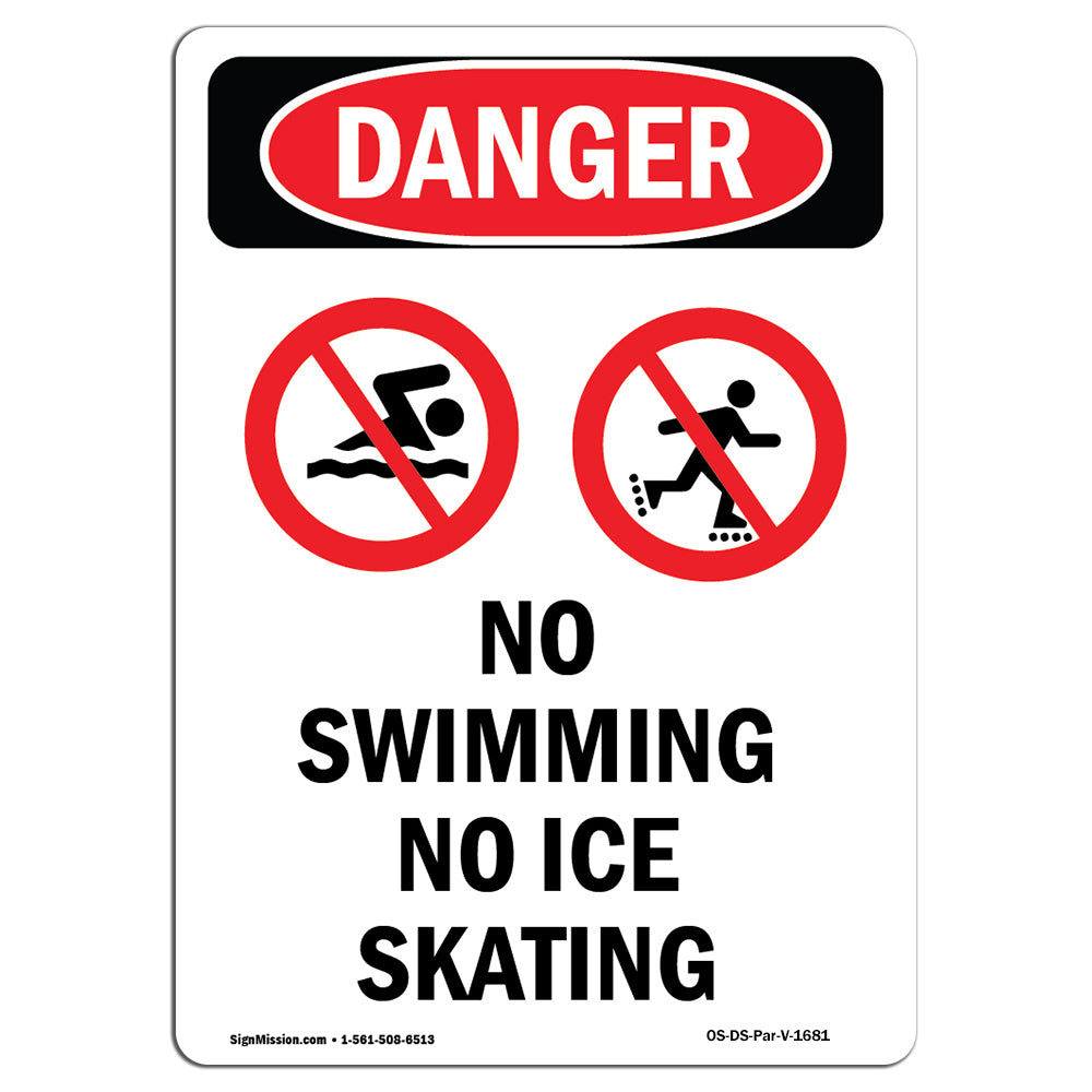 No Swimming No Ice Skating