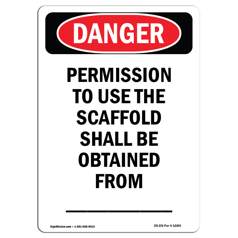 Permission To Use The Scaffold Obtained from