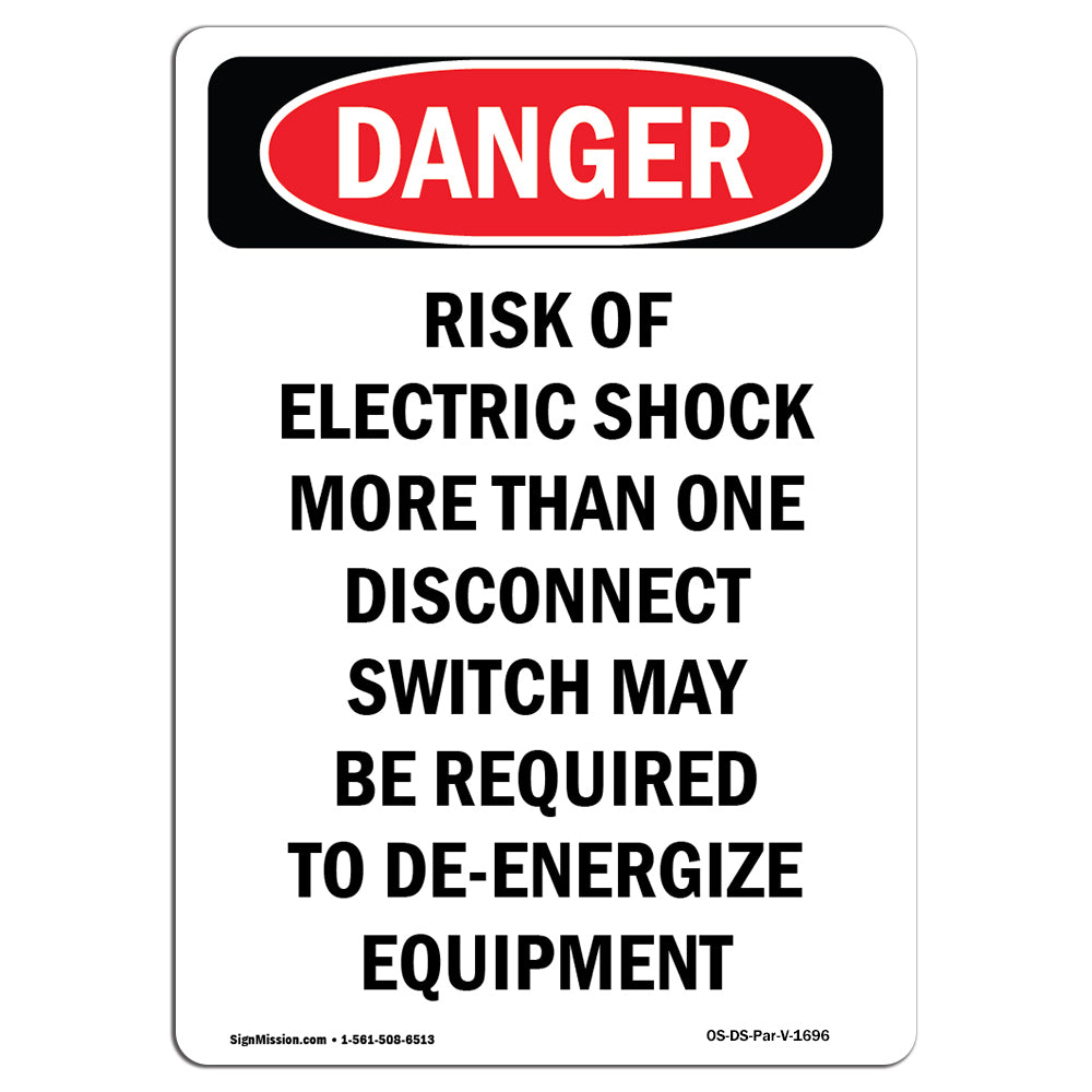 Risk Of Electric Shock More Than One