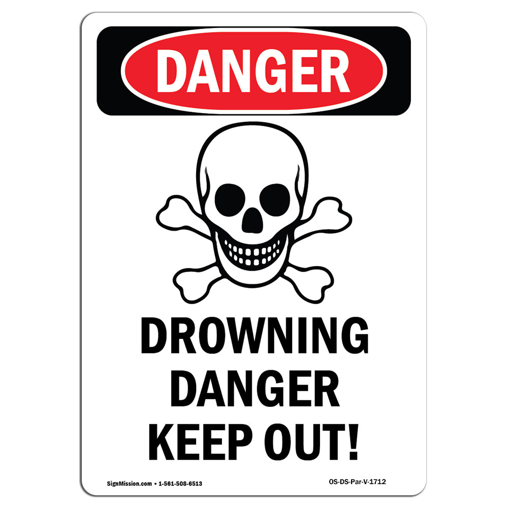 Drowning Danger Keep Out!