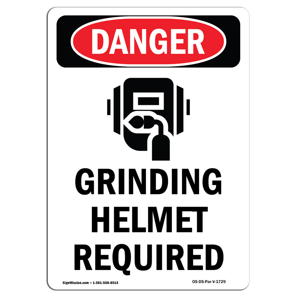 Grinding Helmet Required