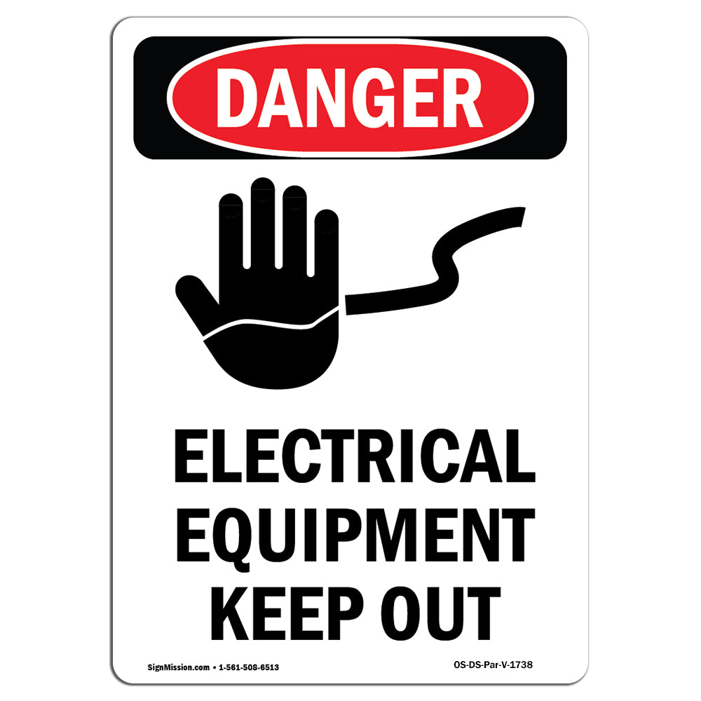 Electrical Equipment Keep Out