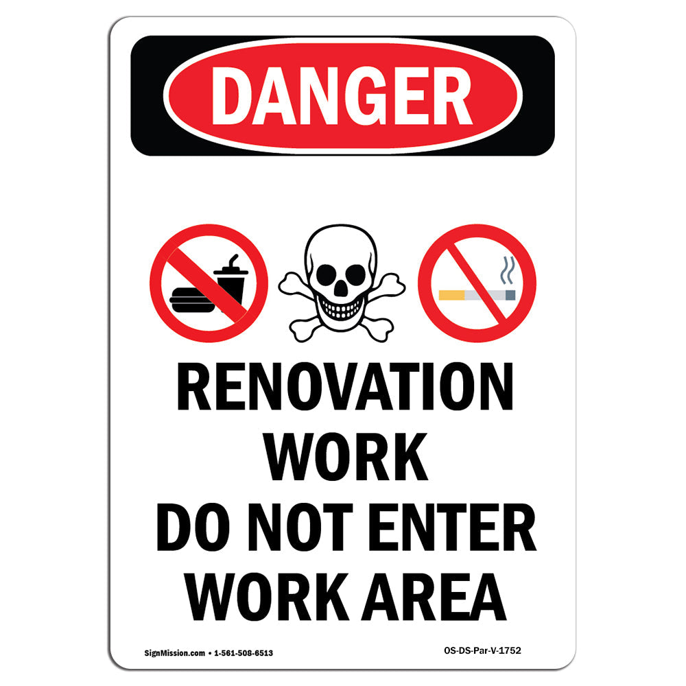 Renovation Work Do Not Enter Work Area