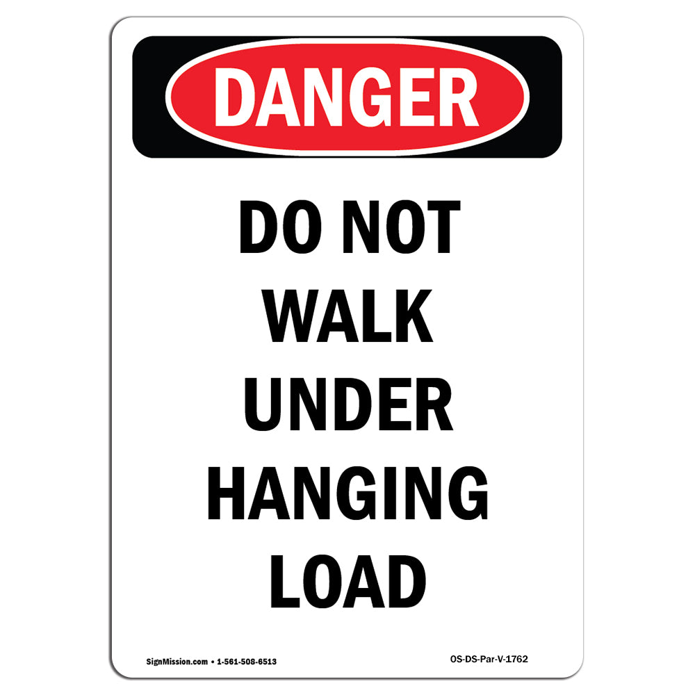 Do Not Walk Under Hanging Load