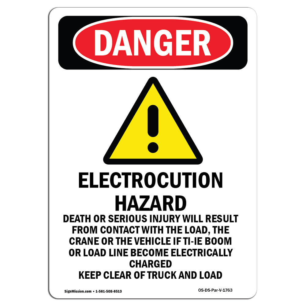 Electrocution Hazard Crane