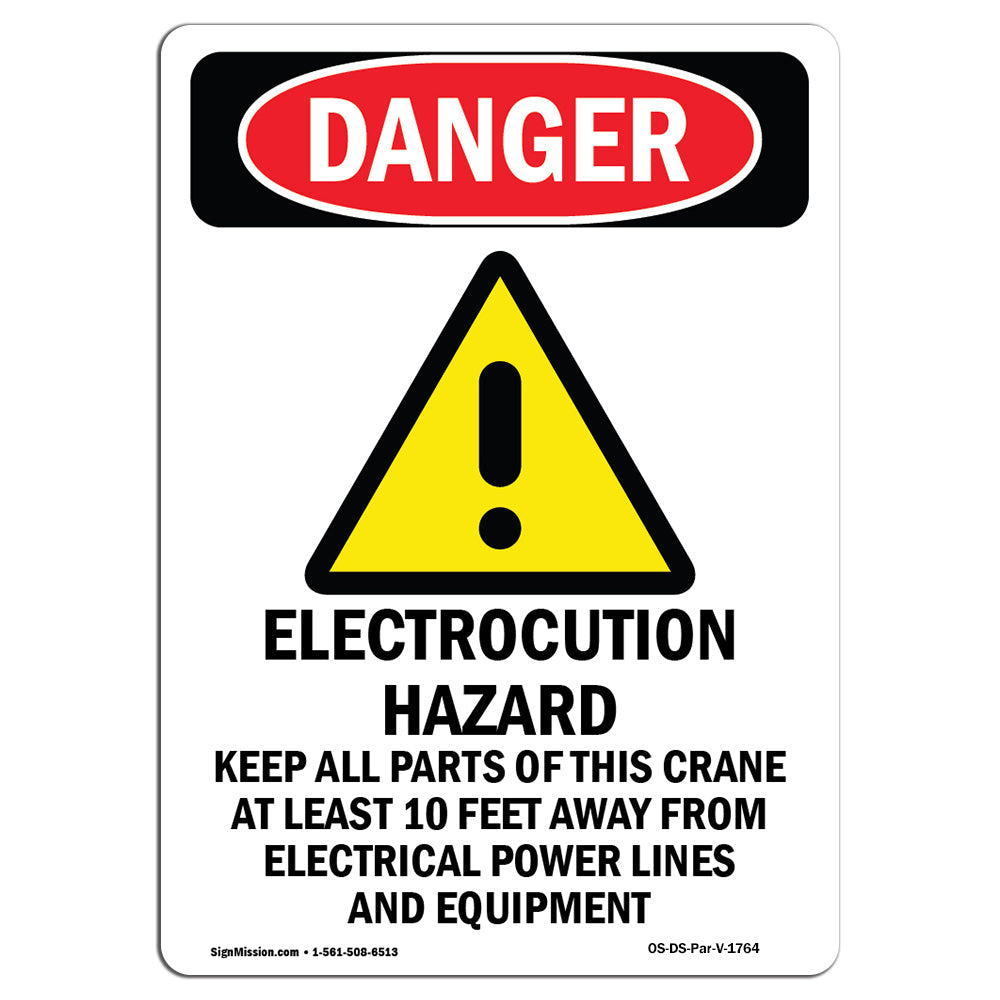 Electrocution Hazard Crane