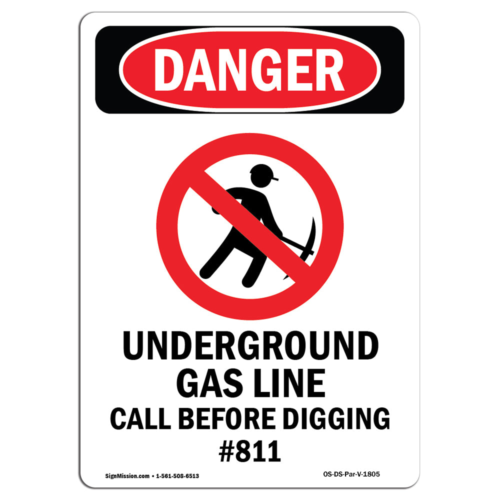 Underground Gas Line Call #811
