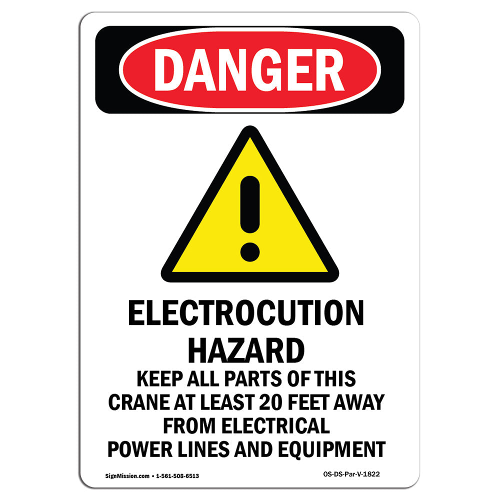 Electrocution Hazard Crane