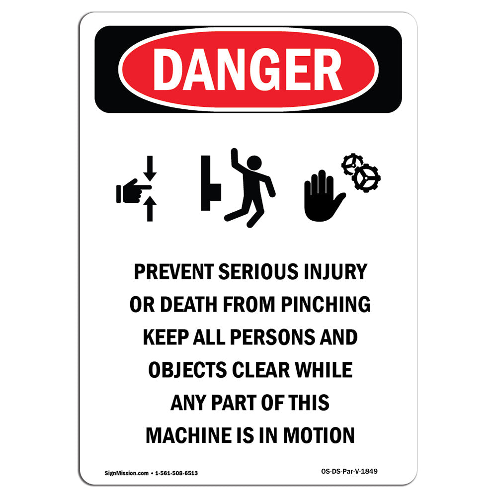 Prevent Serious Injury Pinching
