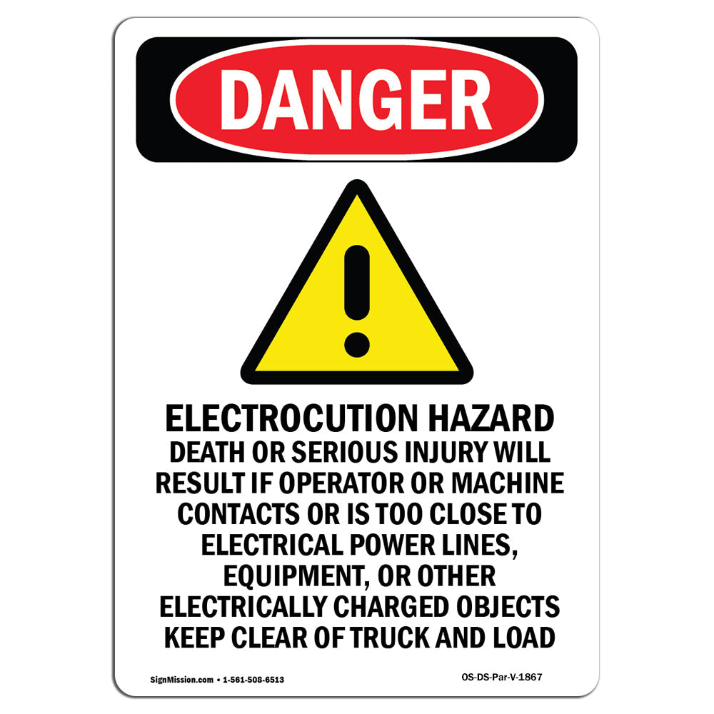 Electrocution Hazard Crane