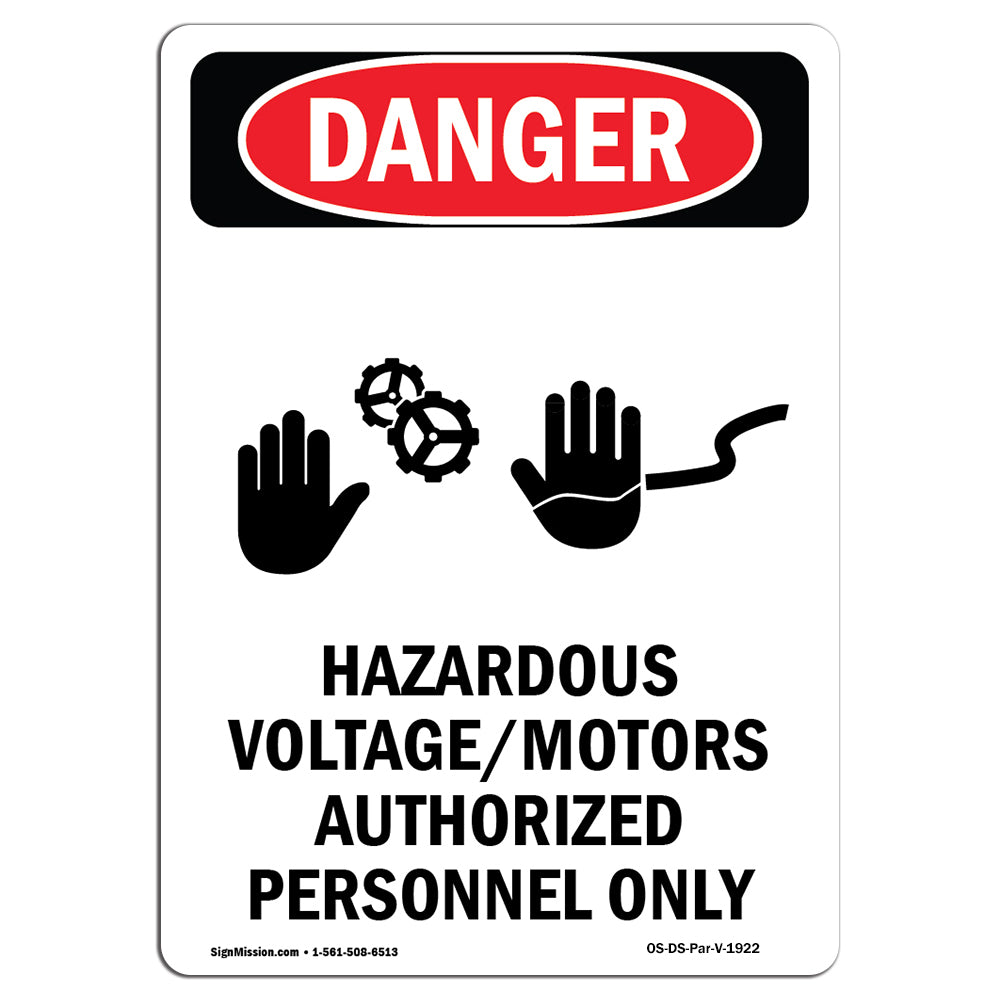 Hazardous VoltageMotors