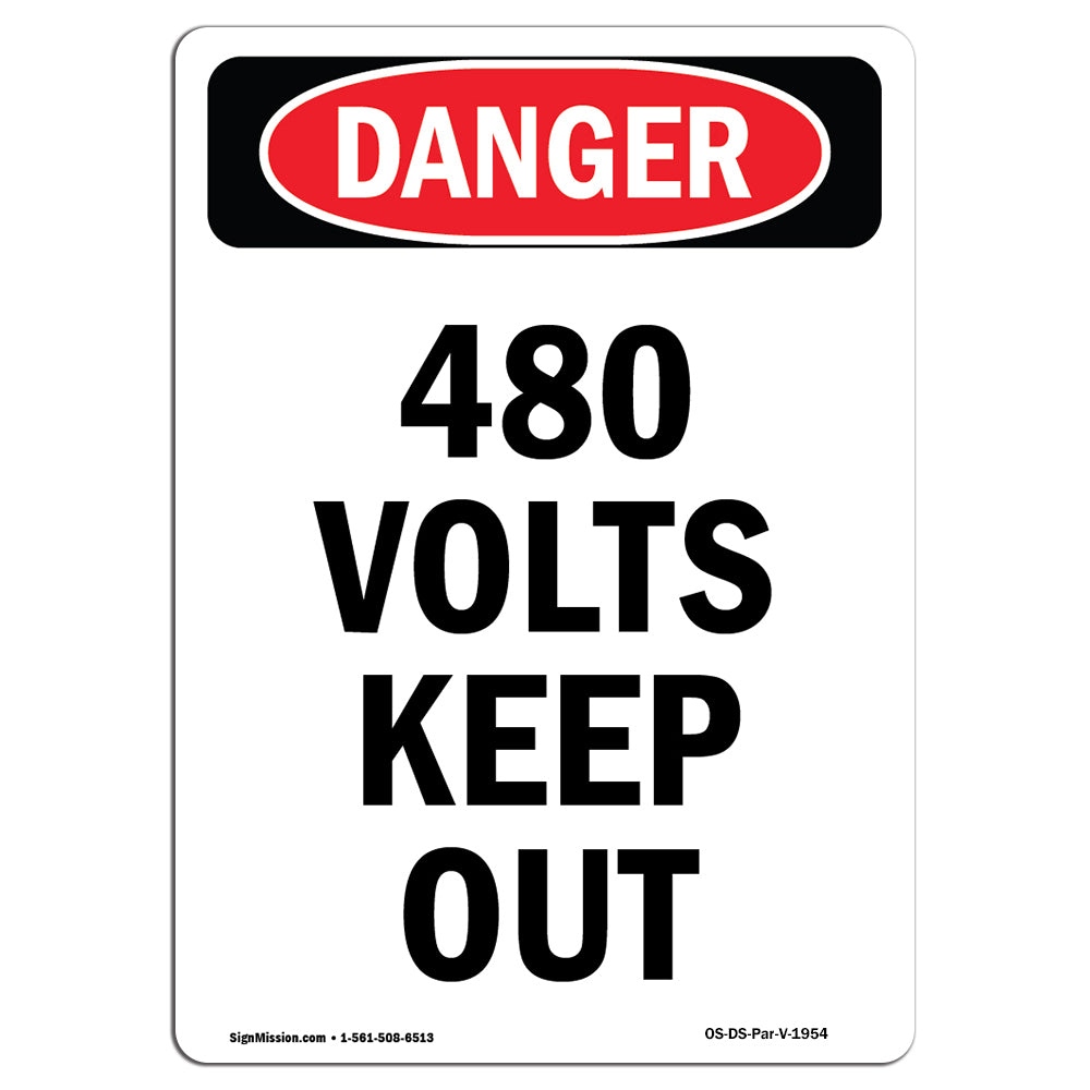 480 Volts Keep Out