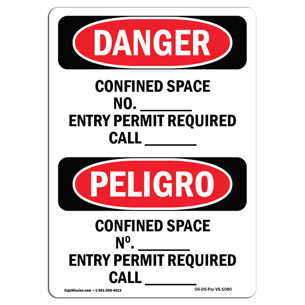 Confined Space Permit Required