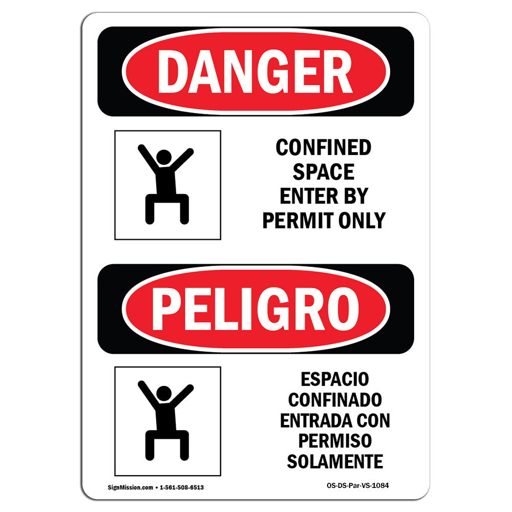 Confined Space Enter By Permit Only