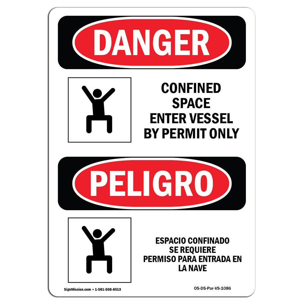 Confined Space Enter Vessel By Permit Only