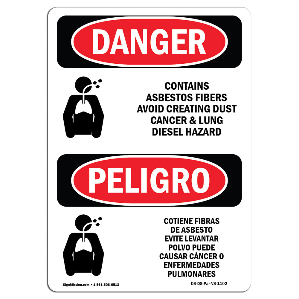 Contains Asbestos Fibers