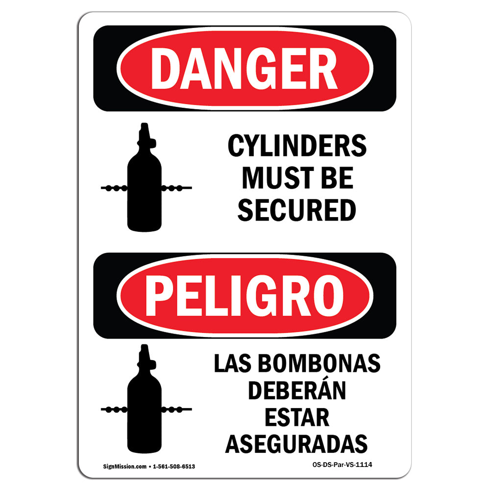 Cylinders Must Be Secured