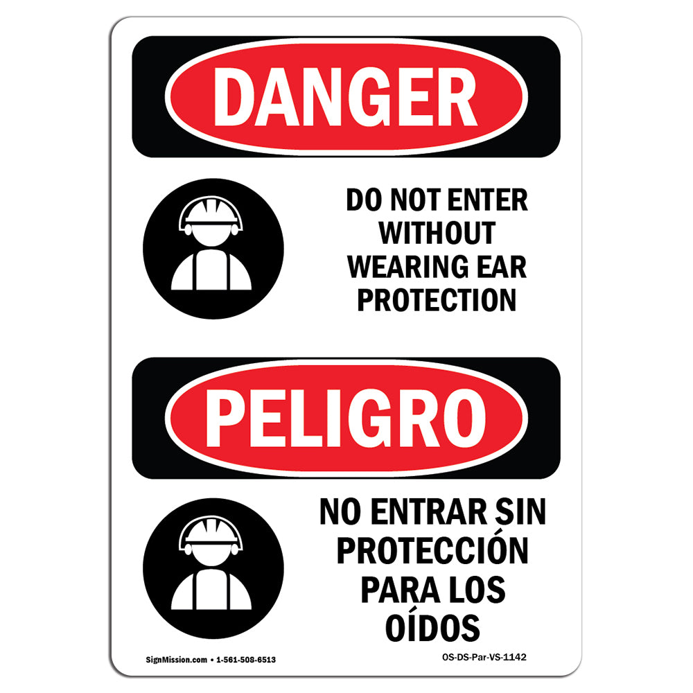 Do Not Enter Without Wearing Ear Protection