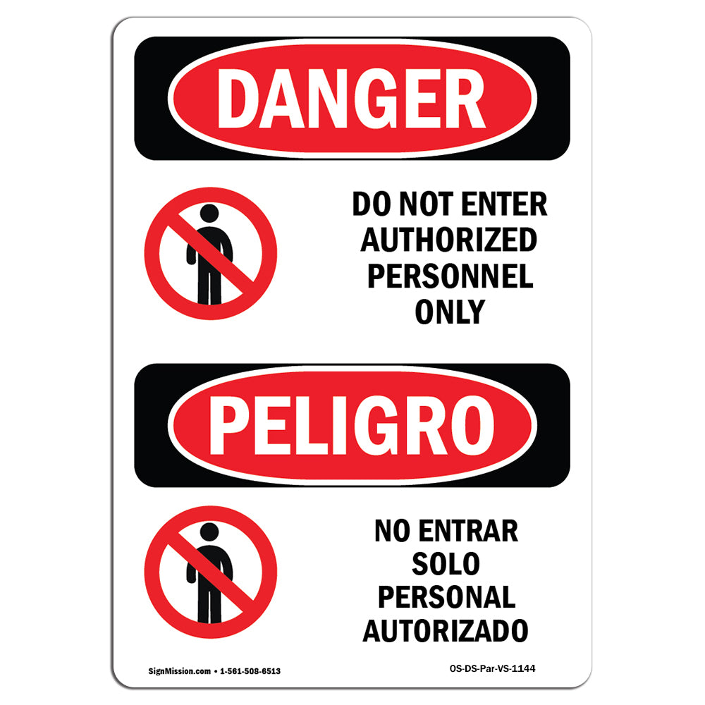 Do Not Enter Authorized Personnel Only