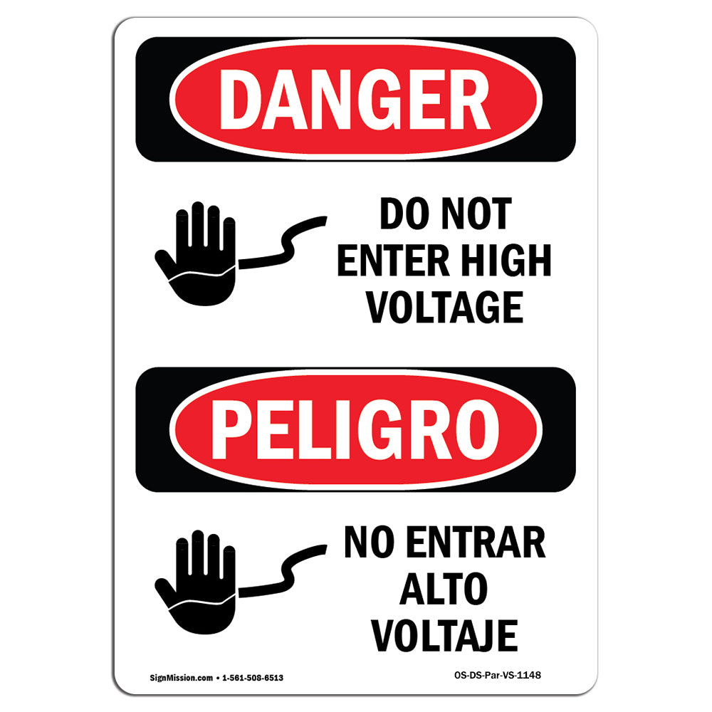 Do Not Enter High Voltage