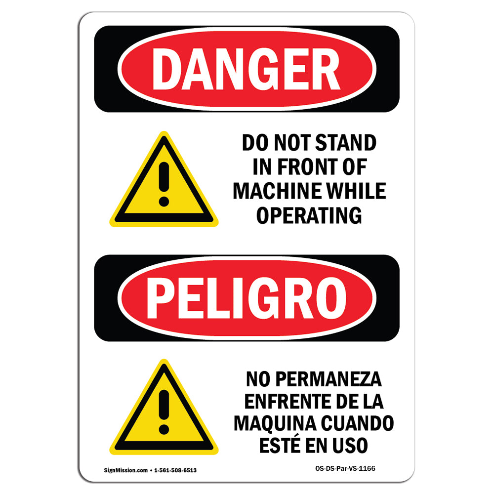 Do Not Stand In Front Of Machine