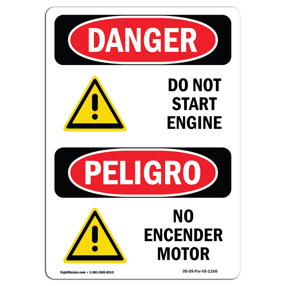 Do Not Start Engine