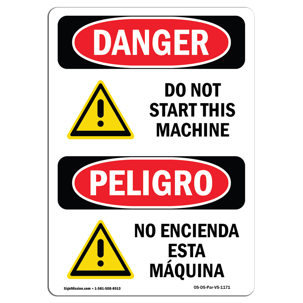 Do Not Start This Machine