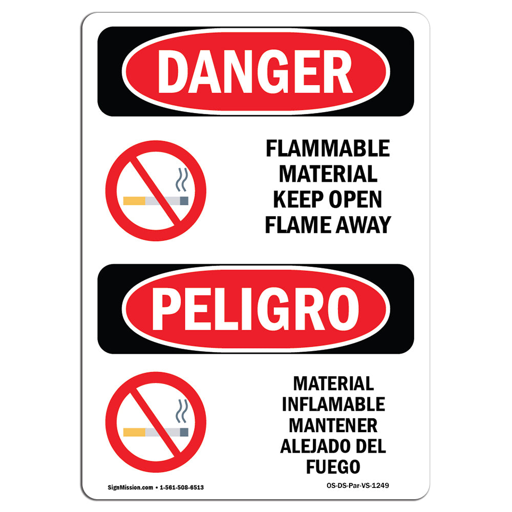 Flammable Material Keep Open Flame Away