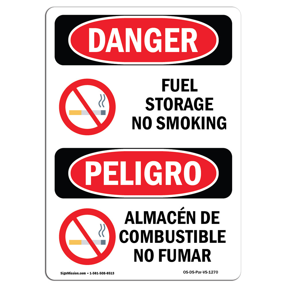 Fuel Storage No Smoking