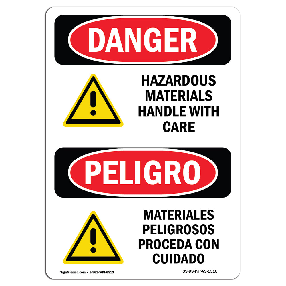 Hazardous Materials Handle With Care
