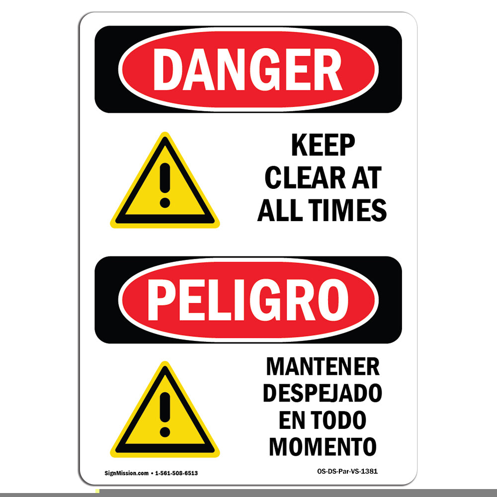 Keep Clear At All Times