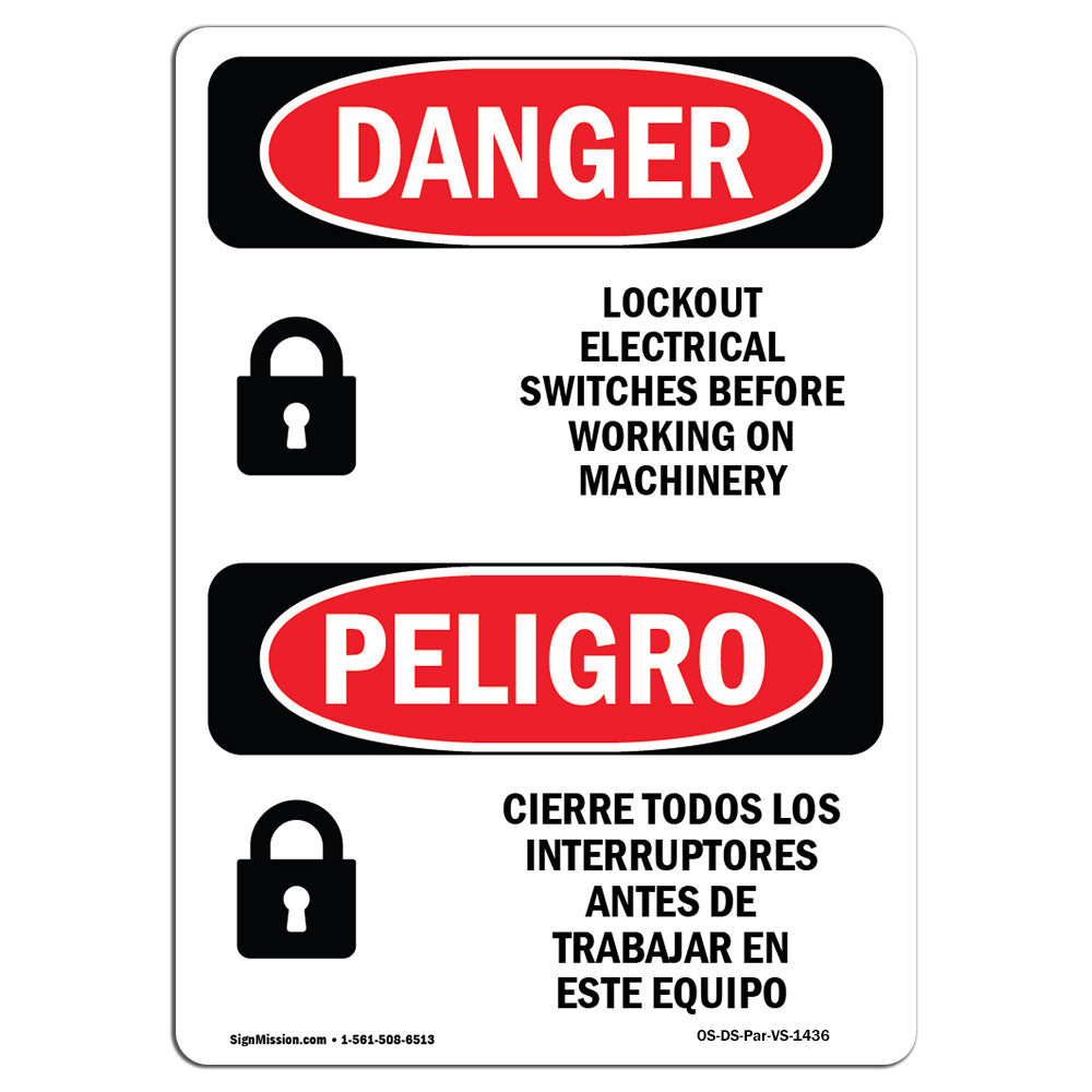 Lockout Electrical Switches Before Working